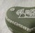 1950s Wedgwood Green Jasperware Heart Box For Sale - Image 12 of 12