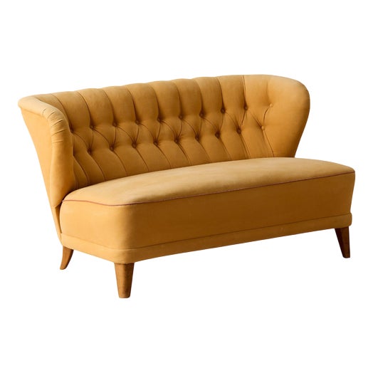 Sofa from AB Erik Eks Snickerifabrik, Malmö, Sweden, 1940s For Sale