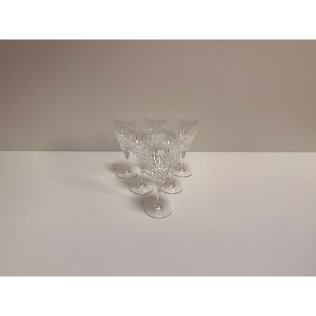 Edinburgh Crystal Wine Glass, 1980s, Set of 6 For Sale - Image 6 of 12