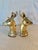 This pair of Mid 20th Century Stag Deer Bookends were created from brass by artist Jack Housman. The bookends feature a...
