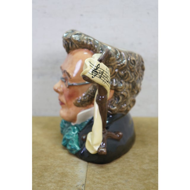 1990s 1990s Royal Doulton Franz Schubert Great Composer Toby Character Jug For Sale - Image 5 of 12