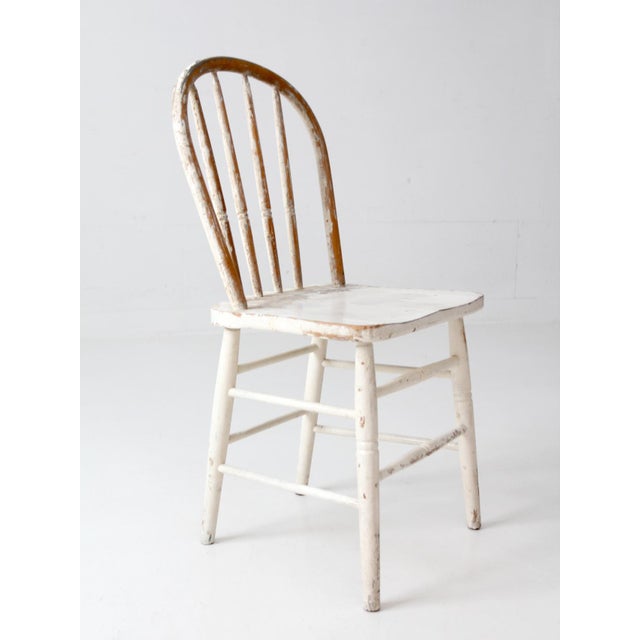 Vintage Painted Windsor Bow Back Chair For Sale - Image 17 of 17