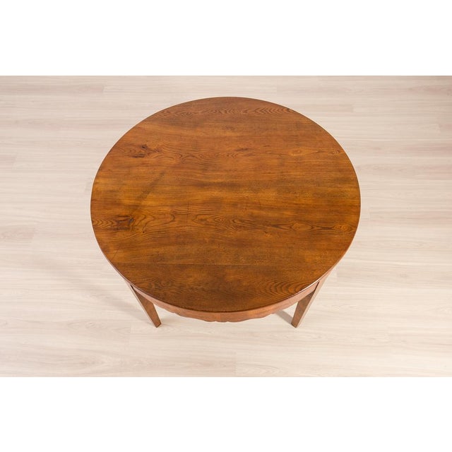 Antique Biedermeier Elm Dining Table, 1800s For Sale - Image 14 of 18
