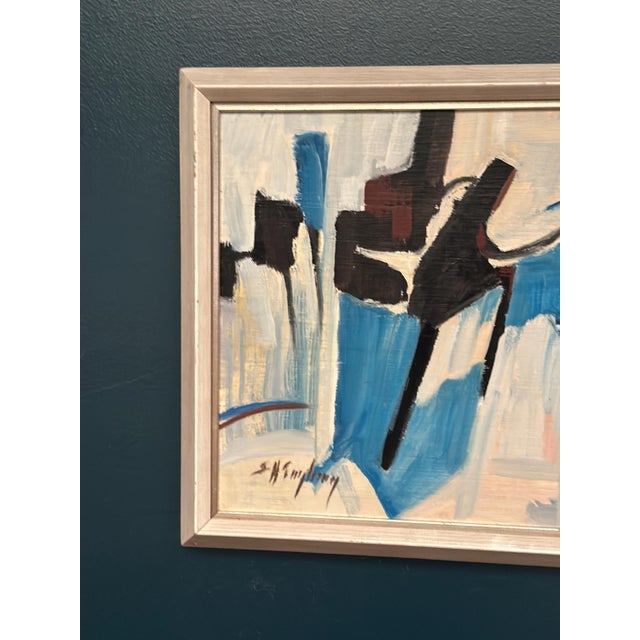 Mid-Century Modern Sven H. Engberg, Abstract Composition, 1950s, Oil on Panel, Framed For Sale - Image 3 of 18