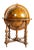 Italian Cocktail Bar Cart on Decorated World Map, 1950s For Sale