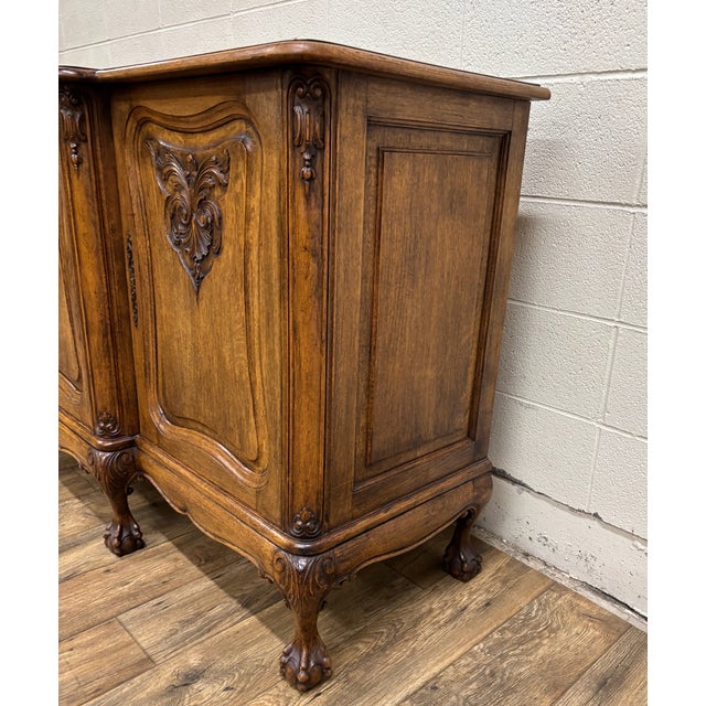 Antique French Country Louis XIV Buffet Sideboard Server For Sale In Kansas City - Image 6 of 18
