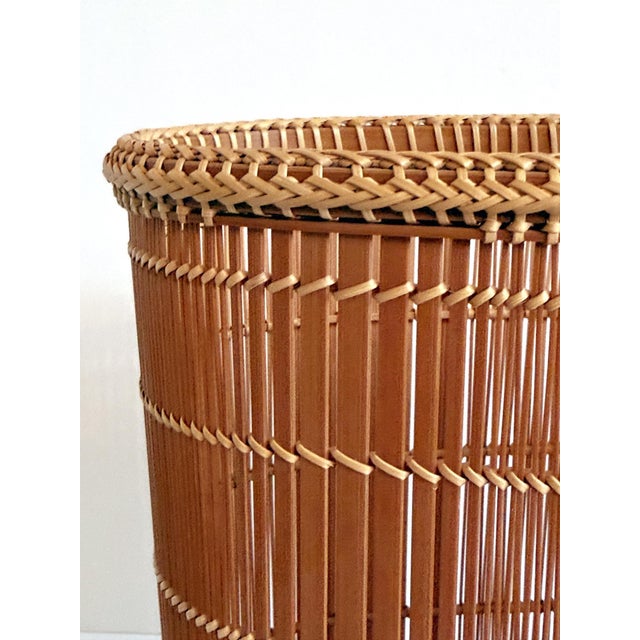 Contemporary Japanese Bamboo Basket Ikebana by Koide Bunsei For Sale In Atlanta - Image 6 of 12