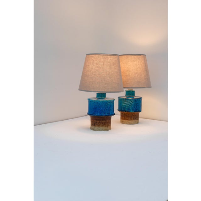 1960s Mid-Century Modern Table Lamps by Inger Persson for Rörstrand, 1960s, Set of 2 For Sale - Image 5 of 17