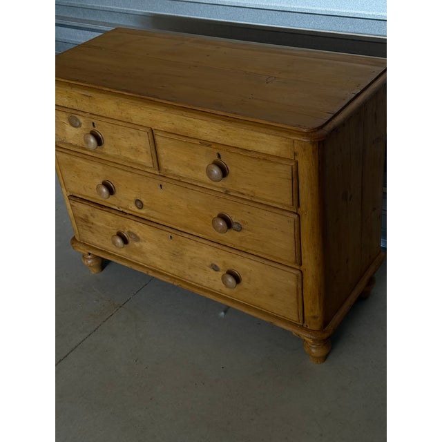 Antique Pine Two Over Two Drawers - Chest of Drawers From England For Sale - Image 4 of 18