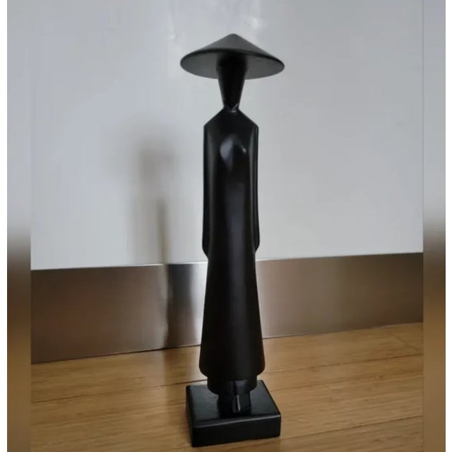 Wood Vintage Vietnamese Wooden Sculpture For Sale - Image 7 of 8