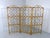 Elegant rattan folding screen / room divider. Nice shaped ratan screens connected with brass hinges. To use as room...