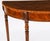 Brown Vintage English Burr Walnut Parquetry Console Table, 1950s For Sale - Image 8 of 12