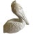 Traditional Vintage Pelican Indoor Outdoor Garden Figurine Decor Plaster Cement 1960s Palm Beach Regency For Sale - Image 3 of 6