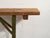 Wood Industrial Style Folding Bench, 1950 For Sale - Image 7 of 10