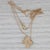 0.15ctw Diamond Butterfly Pendant Necklace 14k Gold Cable Chain 16" 17" 18" For Sale - Image 4 of 6