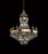 Doha 34 lights cascading chandelier in polished chrome and crystal by aggiolight. Dimensions: d 120 x h 160 cm. Materials:...