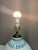 Late 20th Century Large Vase Crackle Glaze Hand Painted Pottery Lamp For Sale - Image 10 of 10