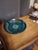 This Bitossi Rimini Blu pottery ashtray, designed by Aldo Londi in Italy during the 1950s or 1960s, features a distinctive...