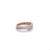 Contemporary 0.79 Carat Round Cut Diamond Rose Gold Bands, Size 7 For Sale - Image 3 of 10