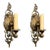 1920’s Brown Patina Single Light Sconces For Sale
