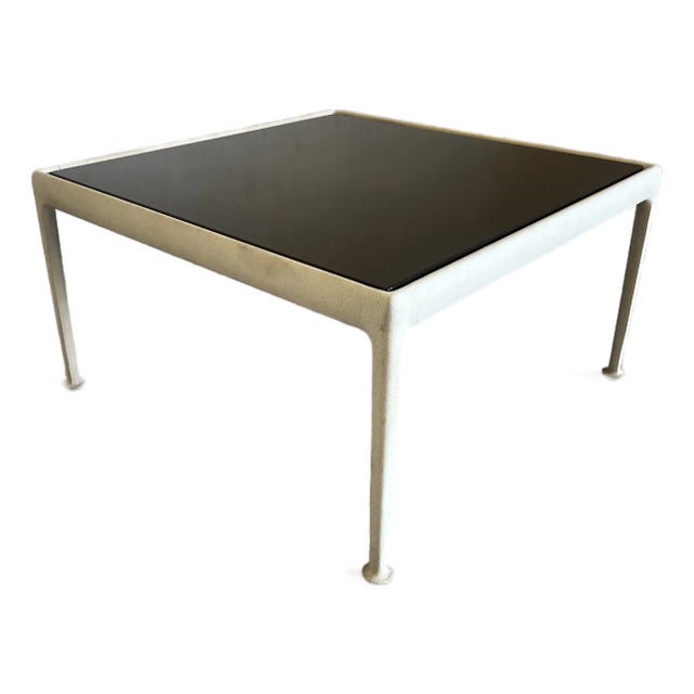 Mid Century Modern Aluminum and Enamel Coffee Table by Richard Schultz for Knoll For Sale