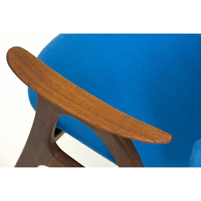 Danish Rocking Chair Design by Aage Christiansen for Erhardsen & Andersen For Sale - Image 6 of 10