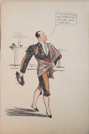 Georges Goursat (Sem), Rare Vintage Art Deco "White Bottoms" Lithograph Pochoir, 1927