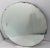 Art Deco Vintage Art Deco Unframed Round Wood Back Beveled Edge Mirror For Sale - Image 3 of 7