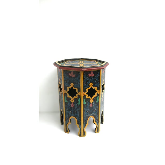 Moroccan Moorish Tabouret Side Drinks Table For Sale In New York - Image 6 of 12