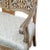 Moroccan Antique Wood Bone & Mother of Pearl Moroccan Love Seat For Sale - Image 3 of 4