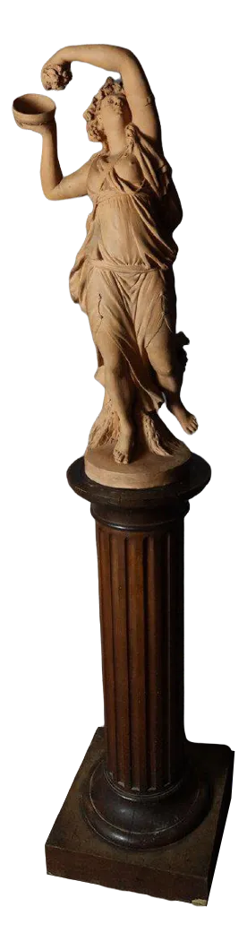 Jonchery, Classical Figure, 1900s, Terracotta Sculpture