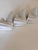 1960s White Porcelain & Opaline Glass Model 6080 Wall Lights by Sigvard Bernadotte for Ifö, 1960s, Set of 3 For Sale - Image 5 of 11