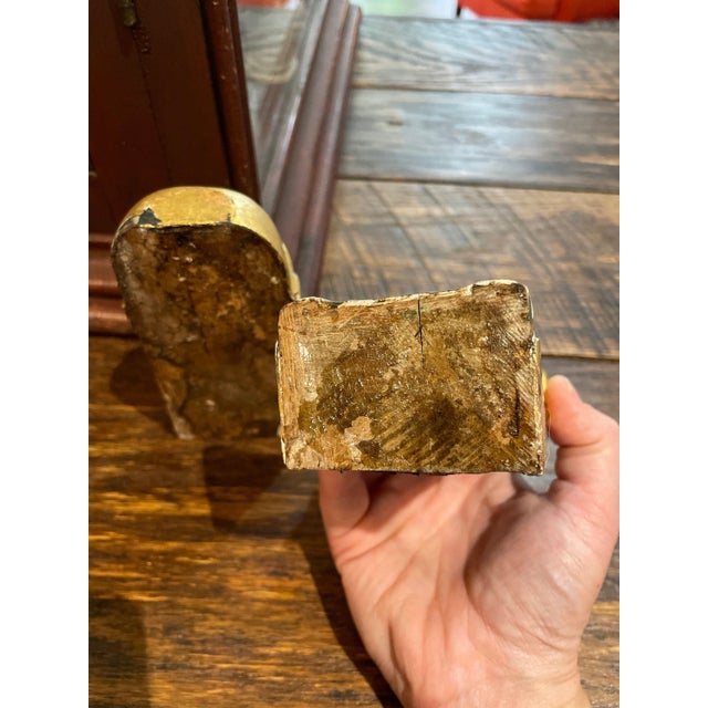 Antique French Architectural Salvage Giltwood Faces For Sale In Pittsburgh - Image 6 of 6