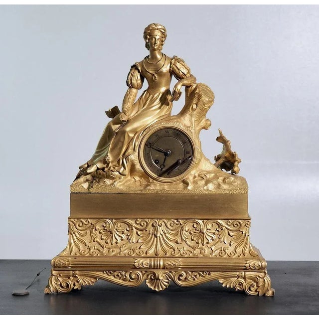 Antique French Gilt Clock Chairish