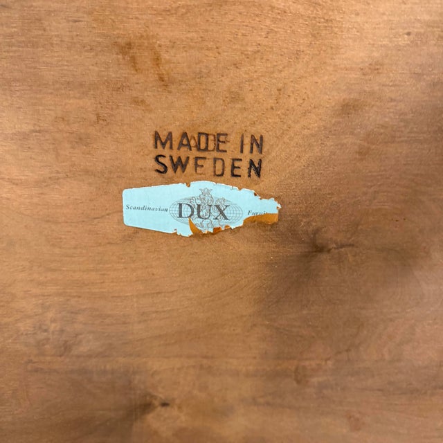 Vintage Dux Side Table – Scandinavian Modern For Sale - Image 12 of 12