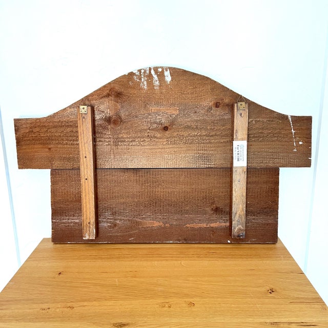 Wood Italian Hand Painted Decorative Wood Panel With Basket of Oranges Made for Vietri For Sale - Image 7 of 9