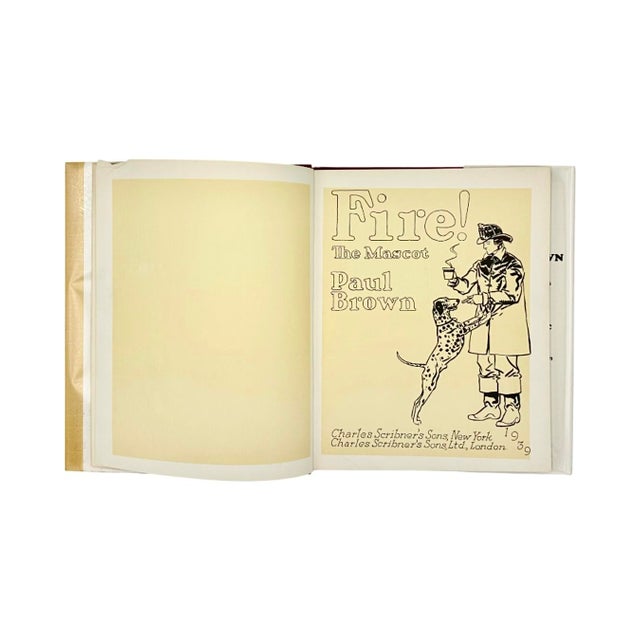Art Deco Fire! The Mascot by Paul Brown 1939 Book Dalmatian Dog For Sale - Image 3 of 11