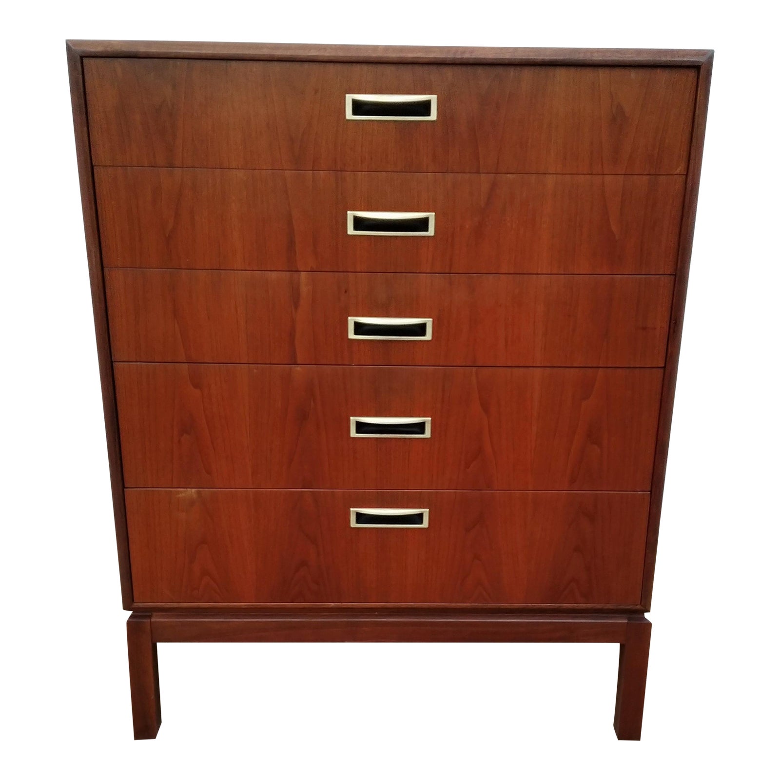 Jack Cartwright Founders Mid Century Modern Tallboy Dresser MCM Chairish