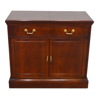 Hickory Chair Mahogany Server Liquor Cabinet For Sale