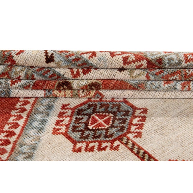 Early 20th Century Antique Afshar Wool Rug For Sale - Image 9 of 12