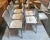 Transitional Phillippe Starch for Emeco Hudson Brushed Aluminum Side Chairs, Set of Six For Sale - Image 3 of 12