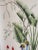 Art Deco W24"*h48"/Panel, a Set of 2 Panels Vintage-Style Botanical Panels With Crowned Cranes on Cream Ground (No Frame) For Sale - Image 3 of 8