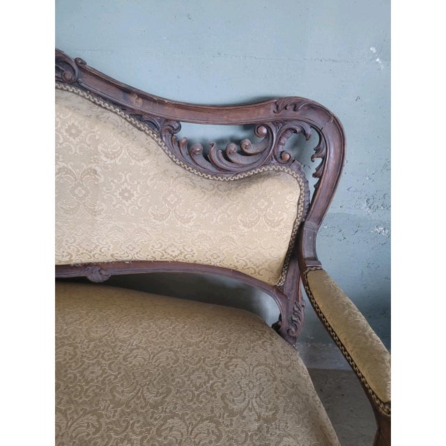 Vintage Louis XV Style Sofa, 1940s For Sale - Image 8 of 12