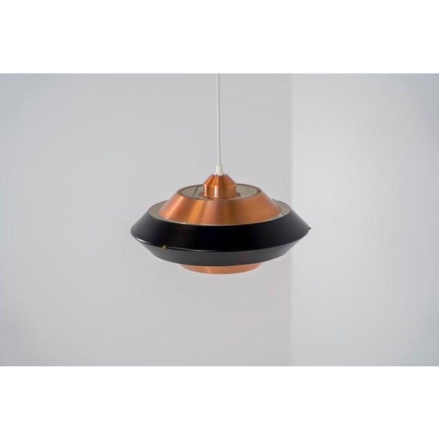 Copper & Black Pendant Light For Sale - Image 12 of 13