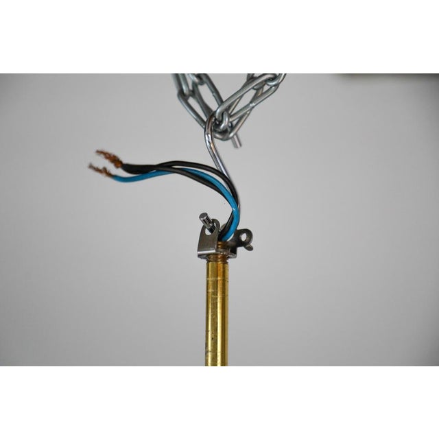 Vintage Ice Glass Tube Pendant Lamp from Doria Leuchten, Germany, 1970s For Sale - Image 18 of 18