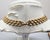 Vintage Signed Napier Goldtone Jewel Tone Rhinestone Collar Necklace For Sale - Image 11 of 11