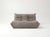 Togo Sofa in Warm Grey Microfiber by Michel Ducaroy for Ligne Roset, Set of 5 For Sale - Image 9 of 15