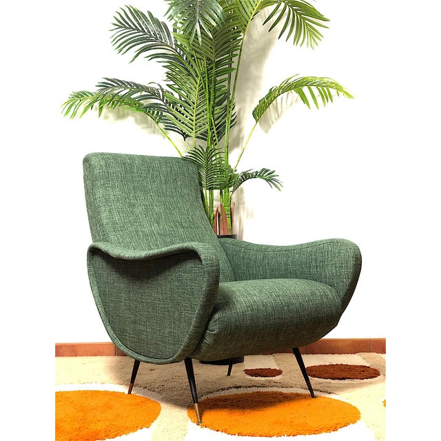 "lady" armchair 1950s design attributed to marco zanuso masterpiece of made in italy, lady was awarded the gold medal at...