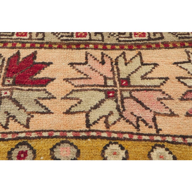 Vintage Turkish Oushak Rug - 05'06 X 09'04 For Sale - Image 10 of 11
