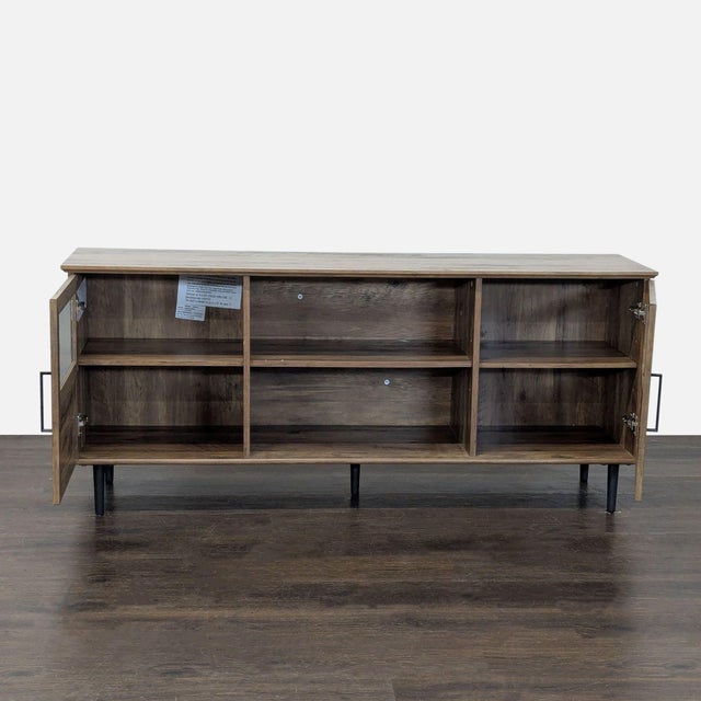 Rustic Walker Edison Owen Media Console, Attributed For Sale - Image 3 of 8